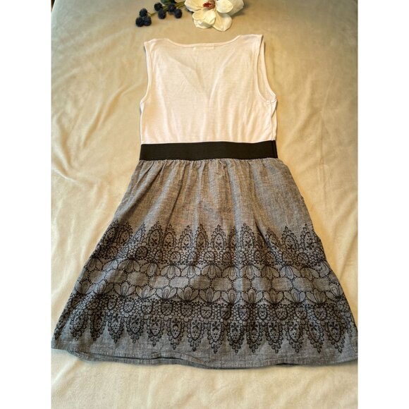 Anthropologie Staring at Stars Midi Lace Boho Dress Y2k Cottagecore Size 5 - Picture 2 of 12